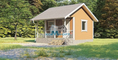 Каркасный дачный дом 5х5,5 Размер: 5х5,5